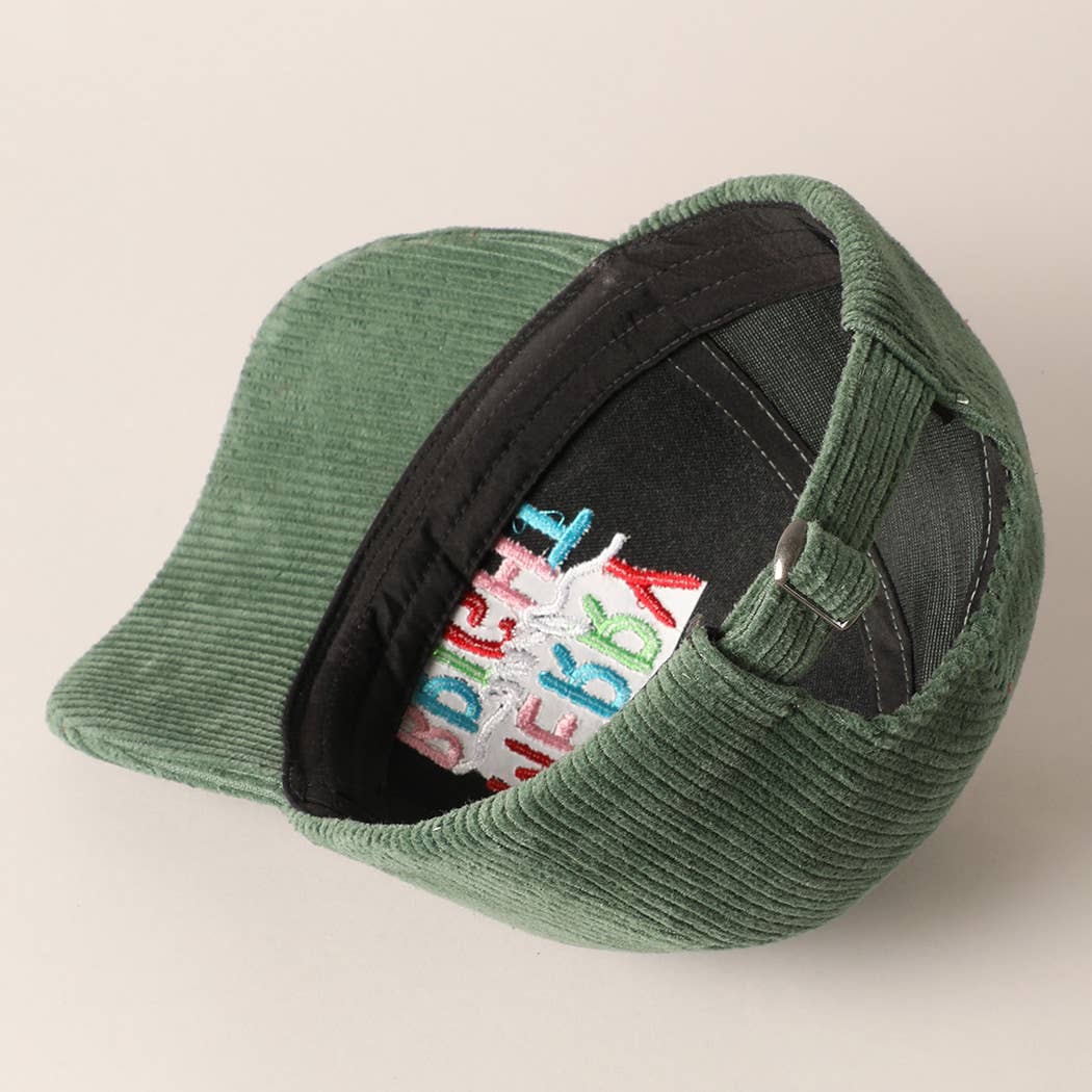 Merry/Bright Corduroy Cap