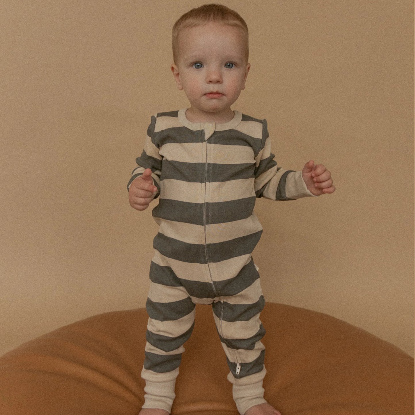 Organic Plaid Checks Tiered Dress