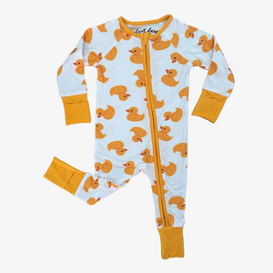 Duckies Bamboo Zipper Jammie