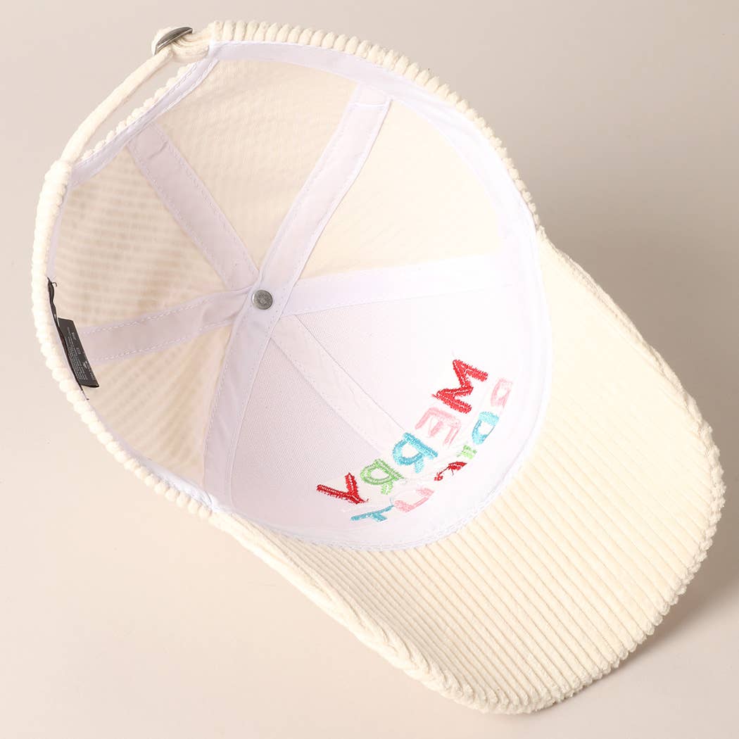 Merry/Bright Corduroy Cap