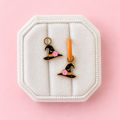Witch Hat Huggie Charms