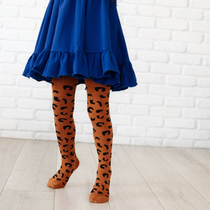 Leopard Knit Tights