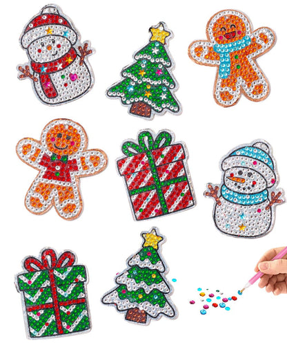Diamond Art Christmas Ornament & Magnet
