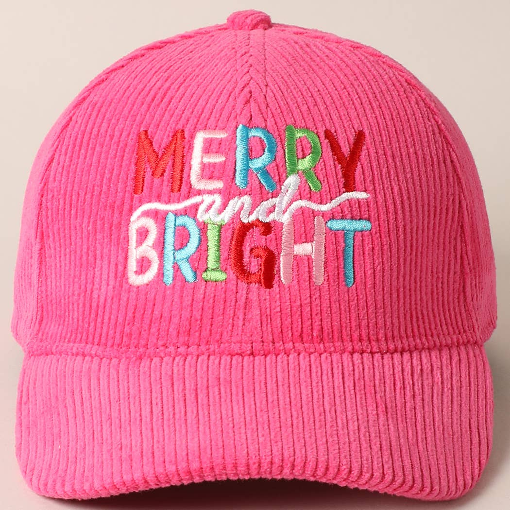 Merry/Bright Corduroy Cap
