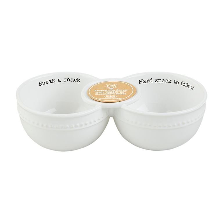 Double Dip Light-up Snack Bowl