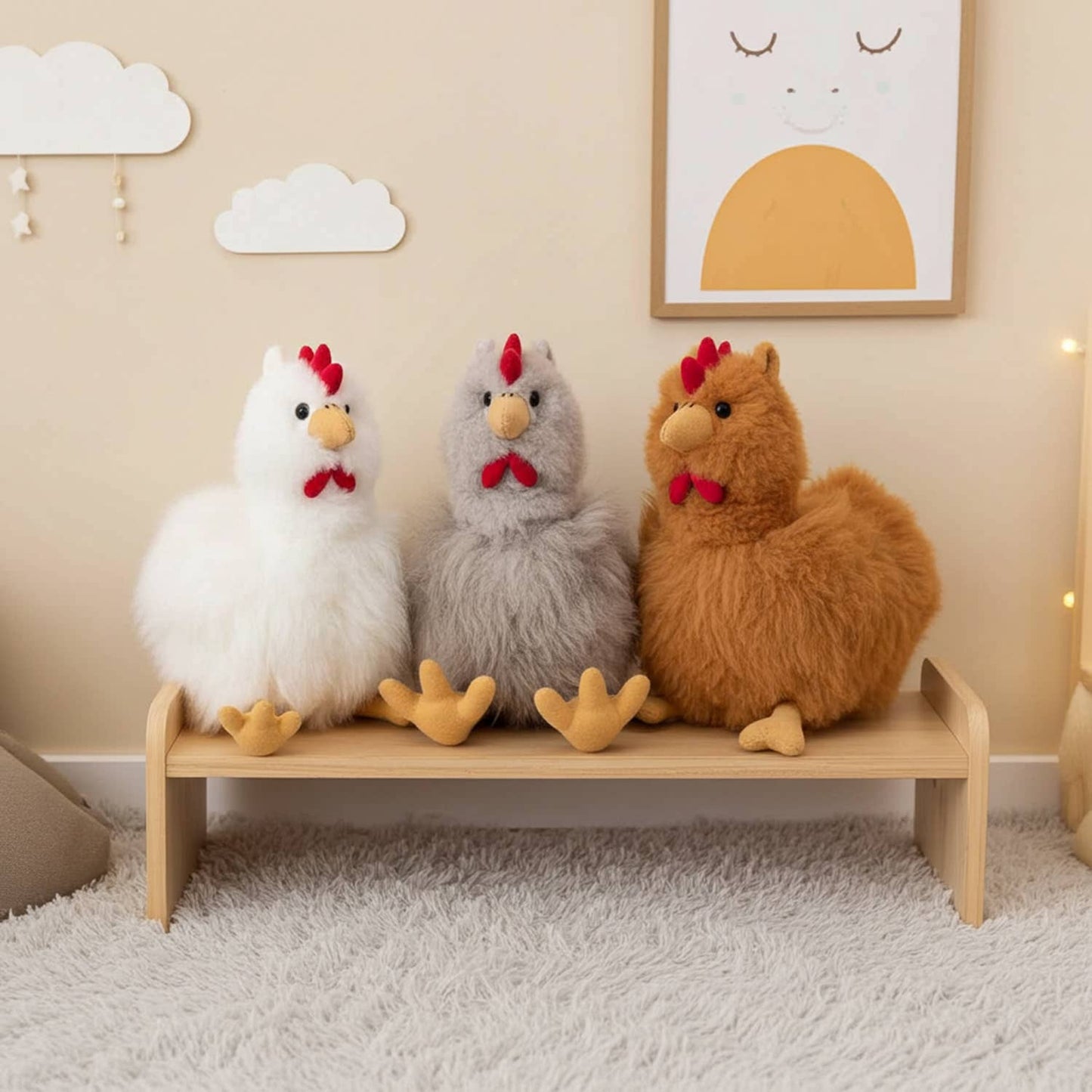 Alpaca Stuffed  Hen