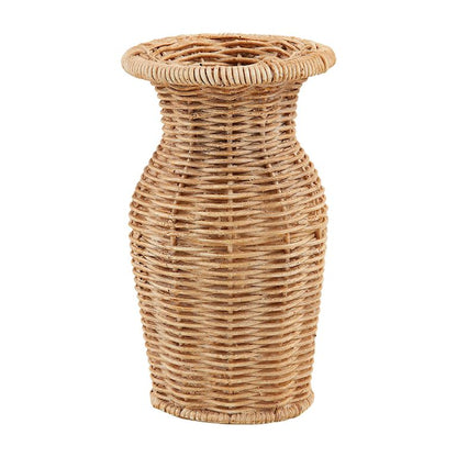 Resin Basket Weave Vase