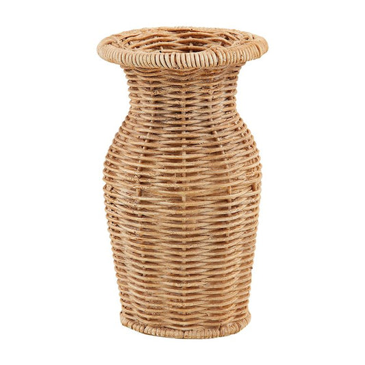 Resin Basket Weave Vase