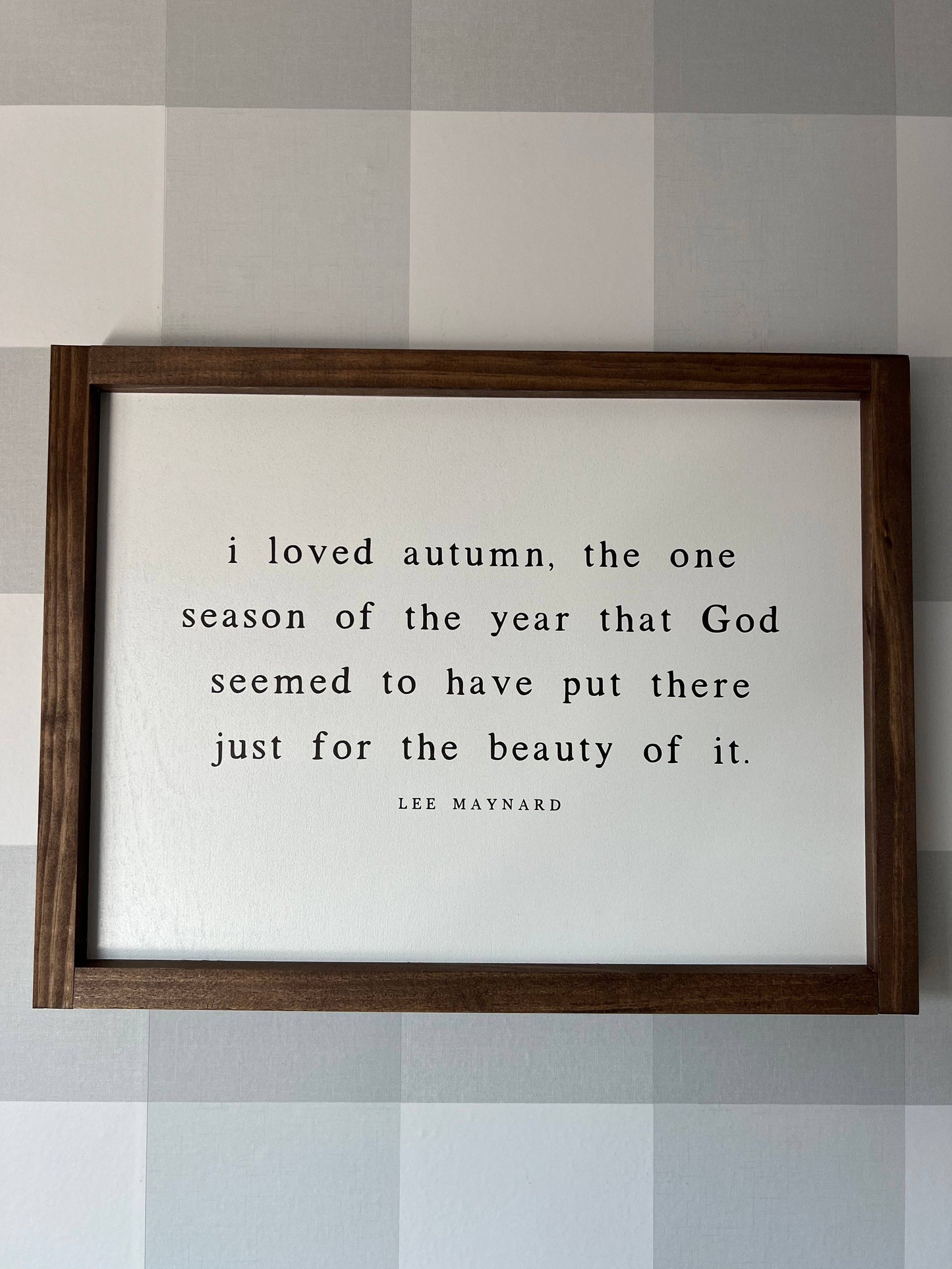 I Loved Autumn
