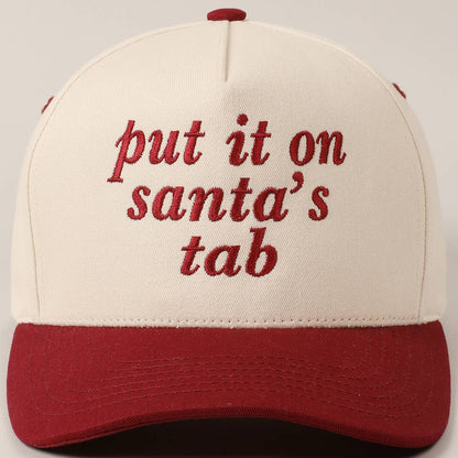 Put It On Santa's Tab Cap