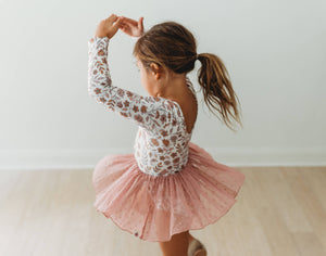 Spiced Peach Dance Leotard