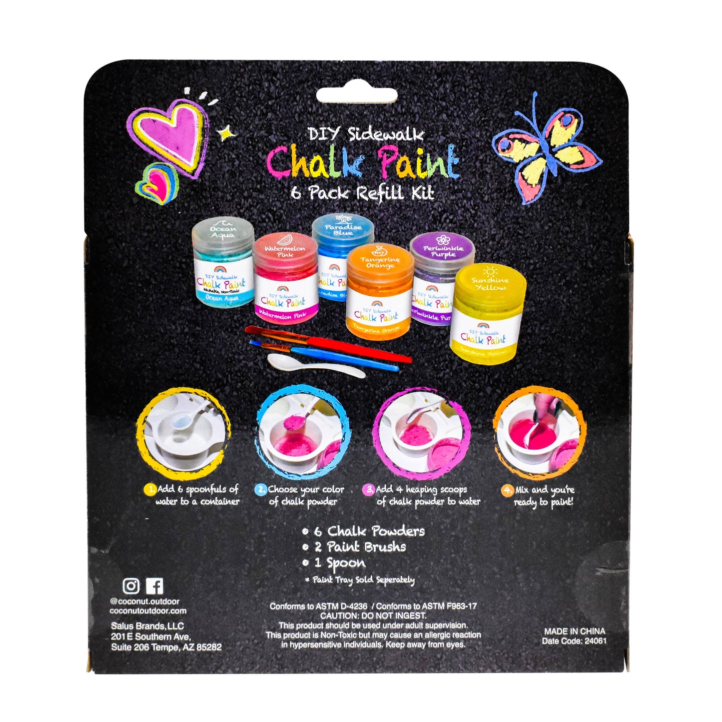 DIY Sidewalk Chalk Paint Kit