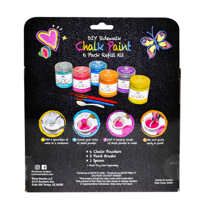 DIY Sidewalk Chalk Paint Kit