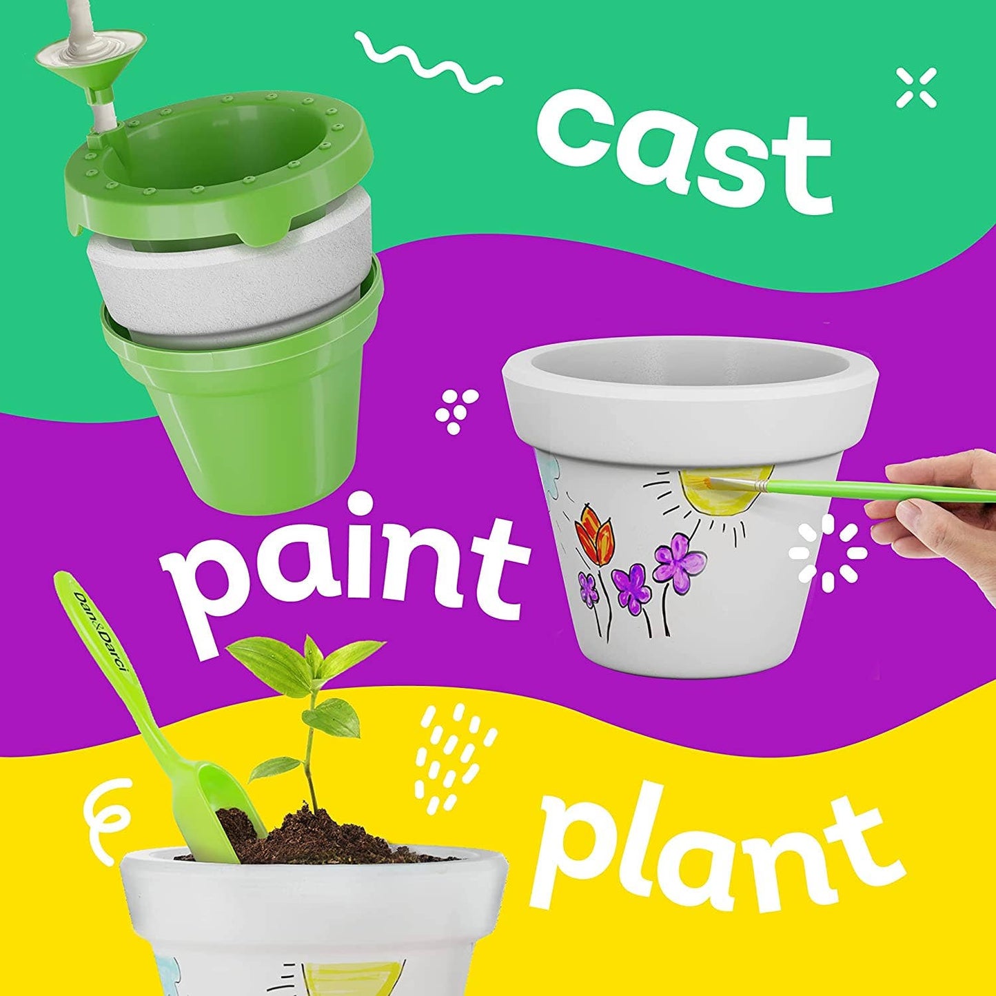 Cast, Paint & Plant Kit