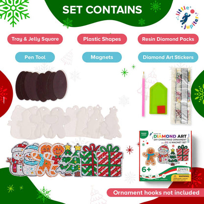 Diamond Art Christmas Ornament & Magnet