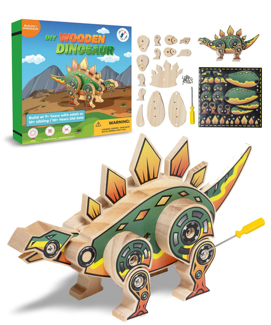 Wooden Stegosaurus Kit