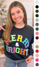 Load image into Gallery viewer, Merry and Bright Sweatshirt
