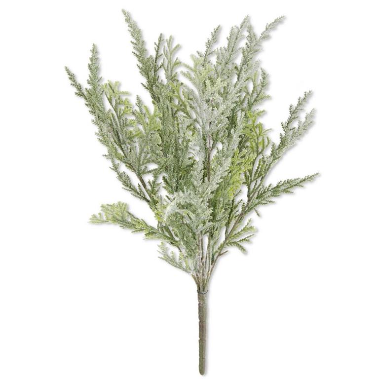 Flocked Cedar Bush