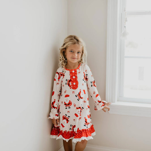 Santa Ruffle Pajama