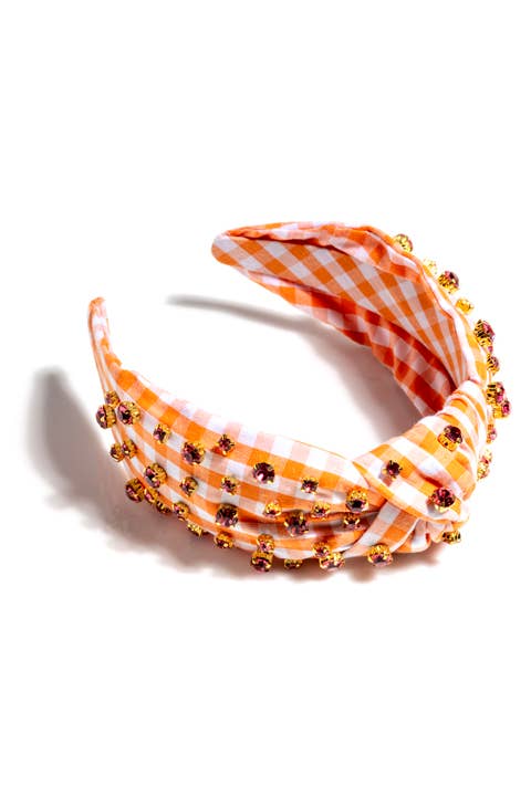 EMBELLISHED KNOTTED HEADBAND