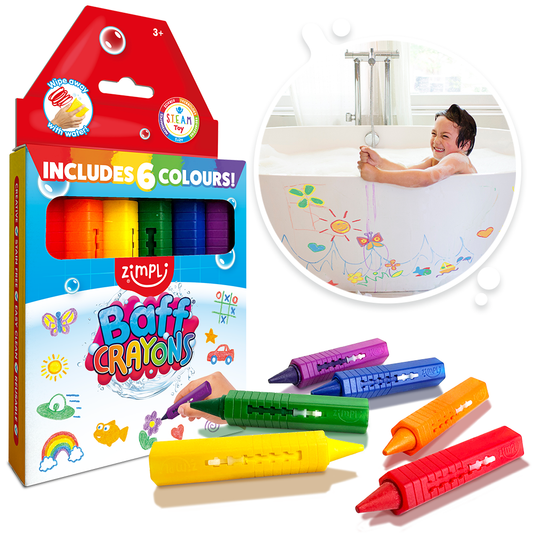 Baff Crayons 6 Pack Toy
