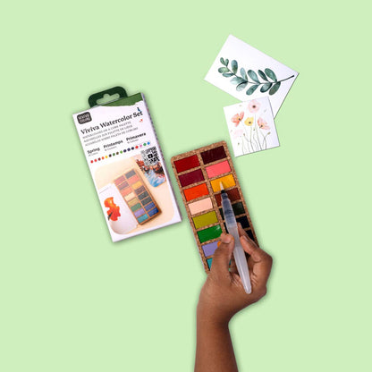 Set of 16 Watercolors