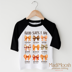 God Says I Am Christian Tee