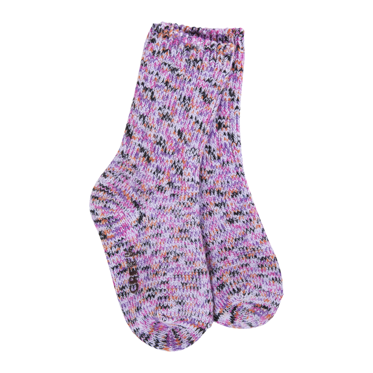 Kids Ragg Crew Lavender Socks