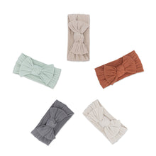 Load image into Gallery viewer, Pebble Cable Knit Knotted Headband
