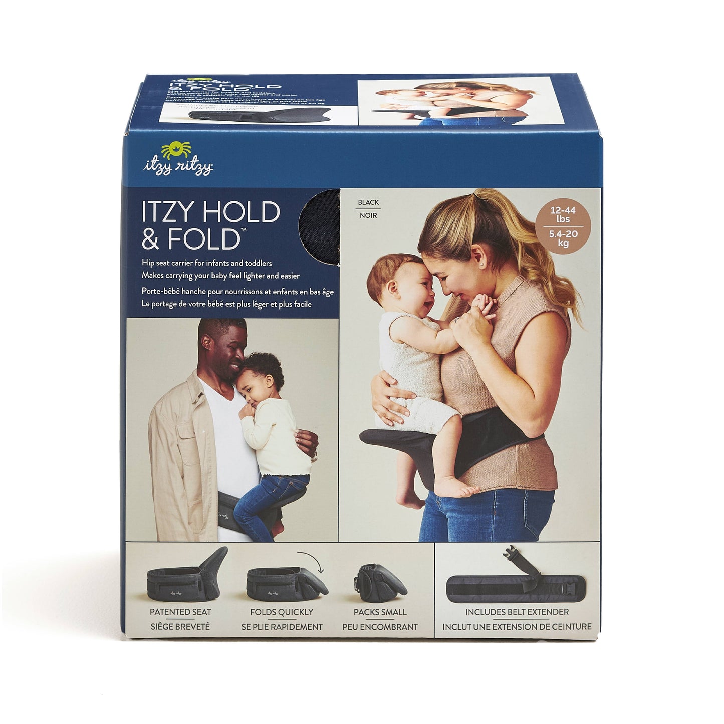 Hold & Fold Hip Seat Carrier