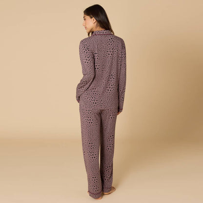 Sleep Soft Aria Slim Notch Collar PJ Set