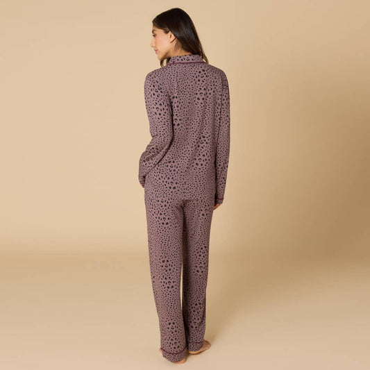 Sleep Soft Aria Slim Notch Collar PJ Set