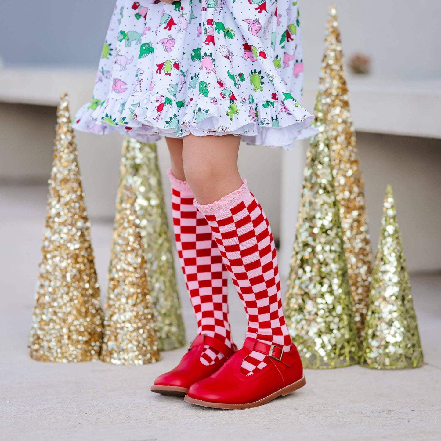 Merry & Bright Knee High's/3-Pack