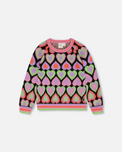 Load image into Gallery viewer, Jacquard Hearts Sweater
