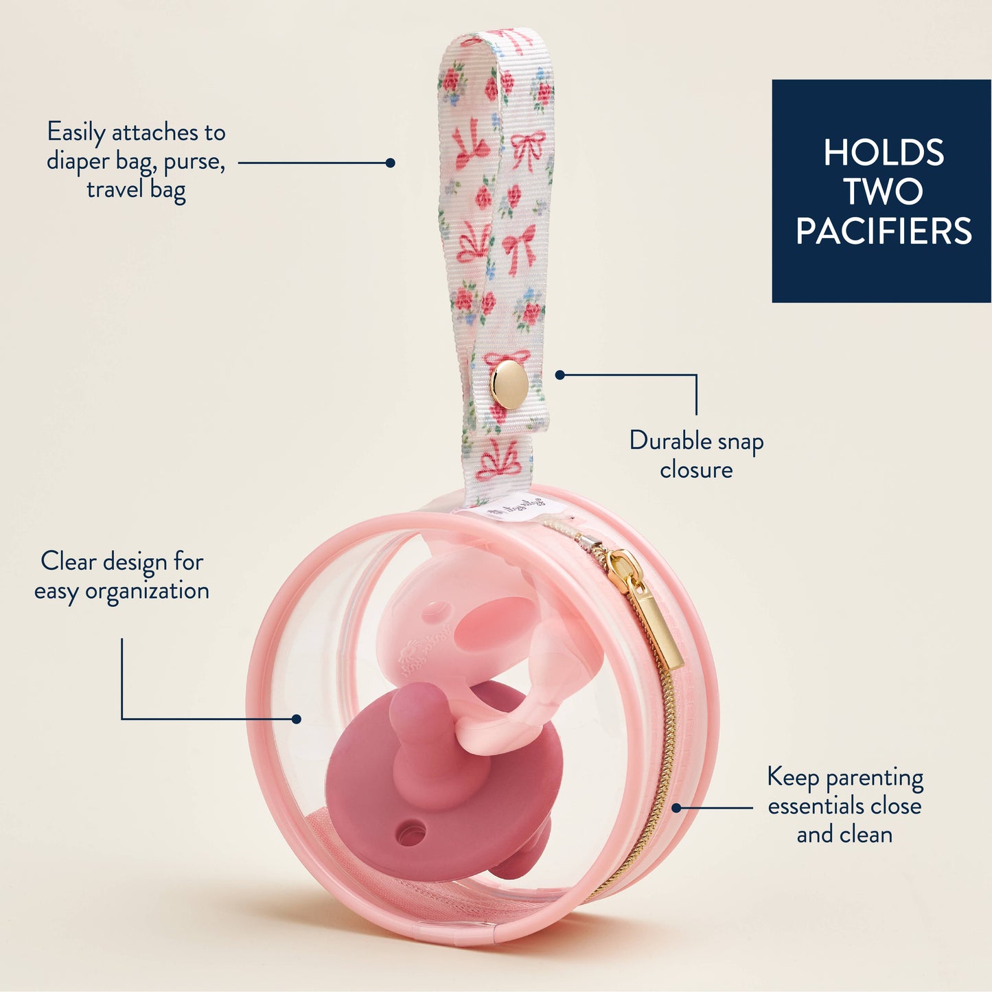 Ribbons & Roses Paci Case