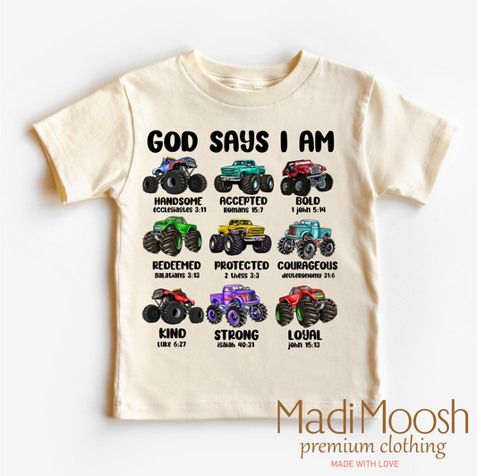 Bible Verses Monster Truck Shirt