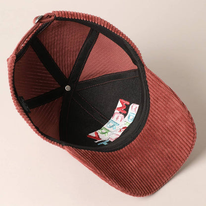 Merry/Bright Corduroy Cap