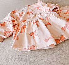 Load image into Gallery viewer, Pink Bow French Terry Skort Set

