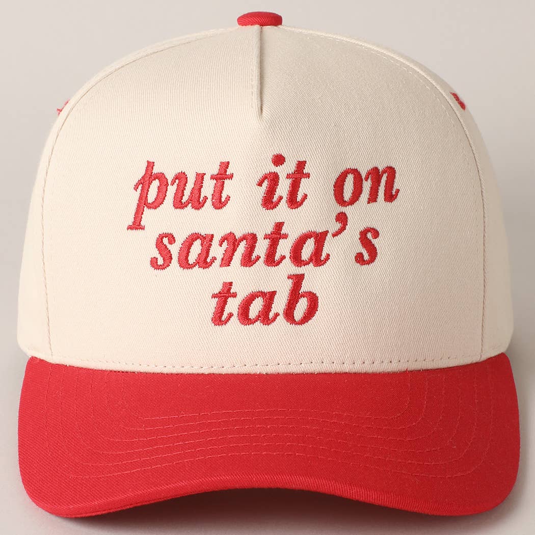 Put It On Santa's Tab Cap