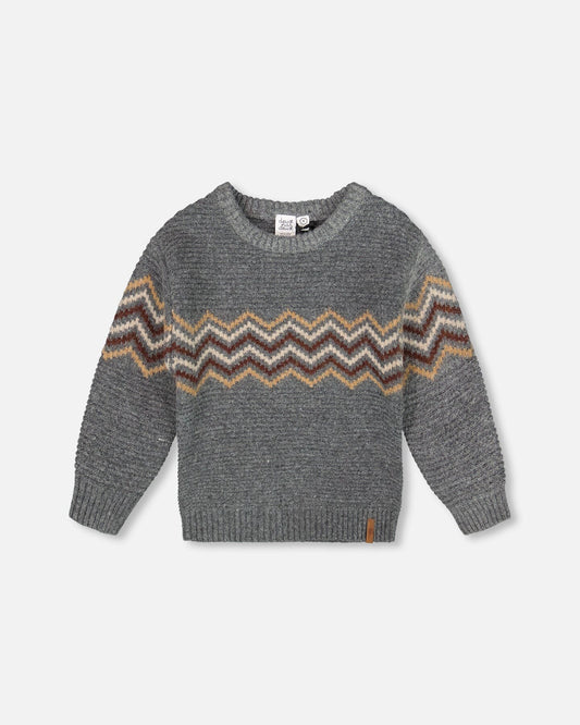 Dark Heather Grey Sweater