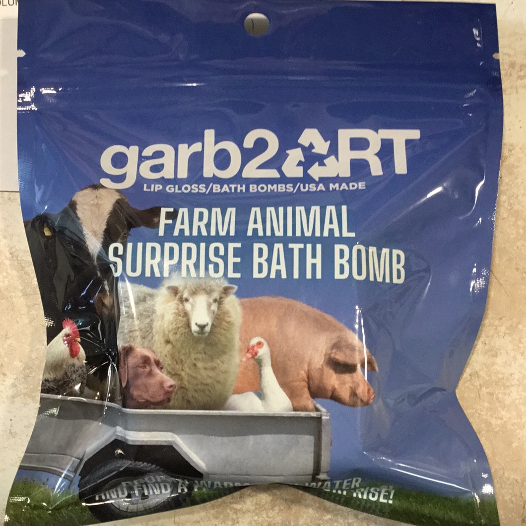 Farm animal bath bomb