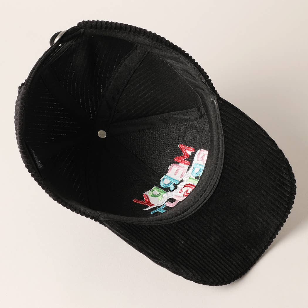 Merry/Bright Corduroy Cap