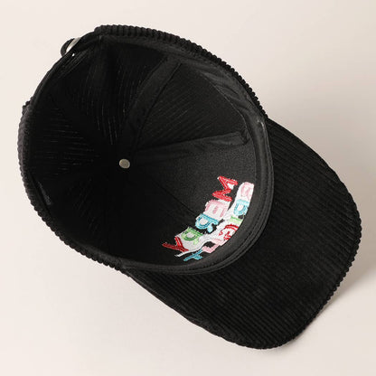 Merry/Bright Corduroy Cap