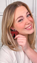 Load image into Gallery viewer, Red Bow Earrings
