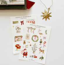 Load image into Gallery viewer, Santa&#39;s workshop stickers
