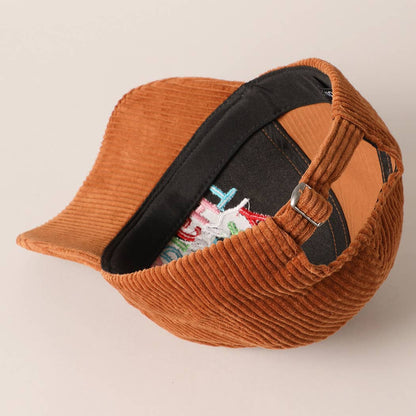 Merry/Bright Corduroy Cap