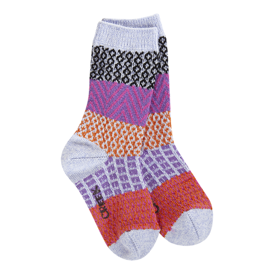 Kids Gallery Crew Lavendar Socks