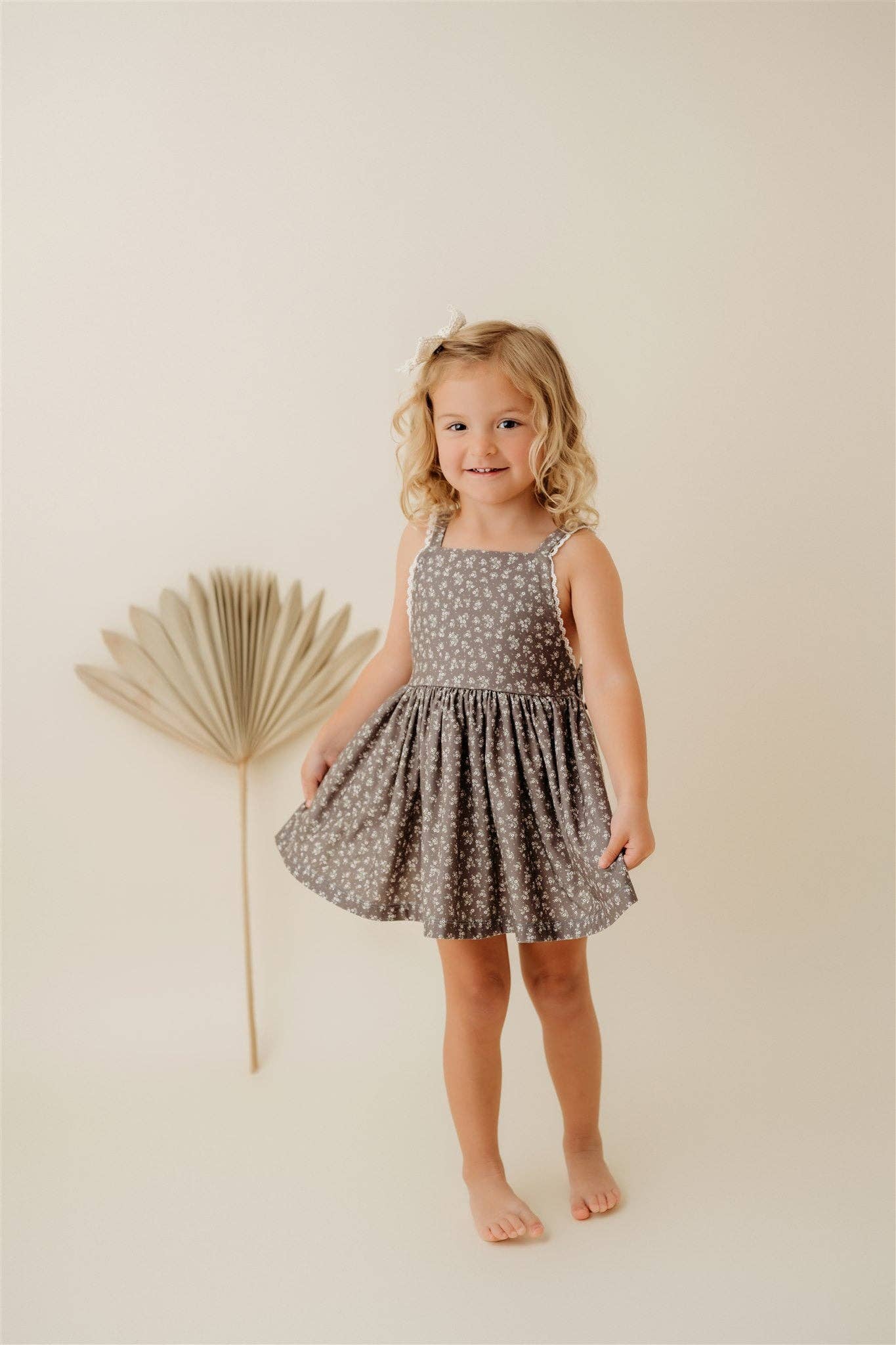 Cedar Floral Tie-back Dress
