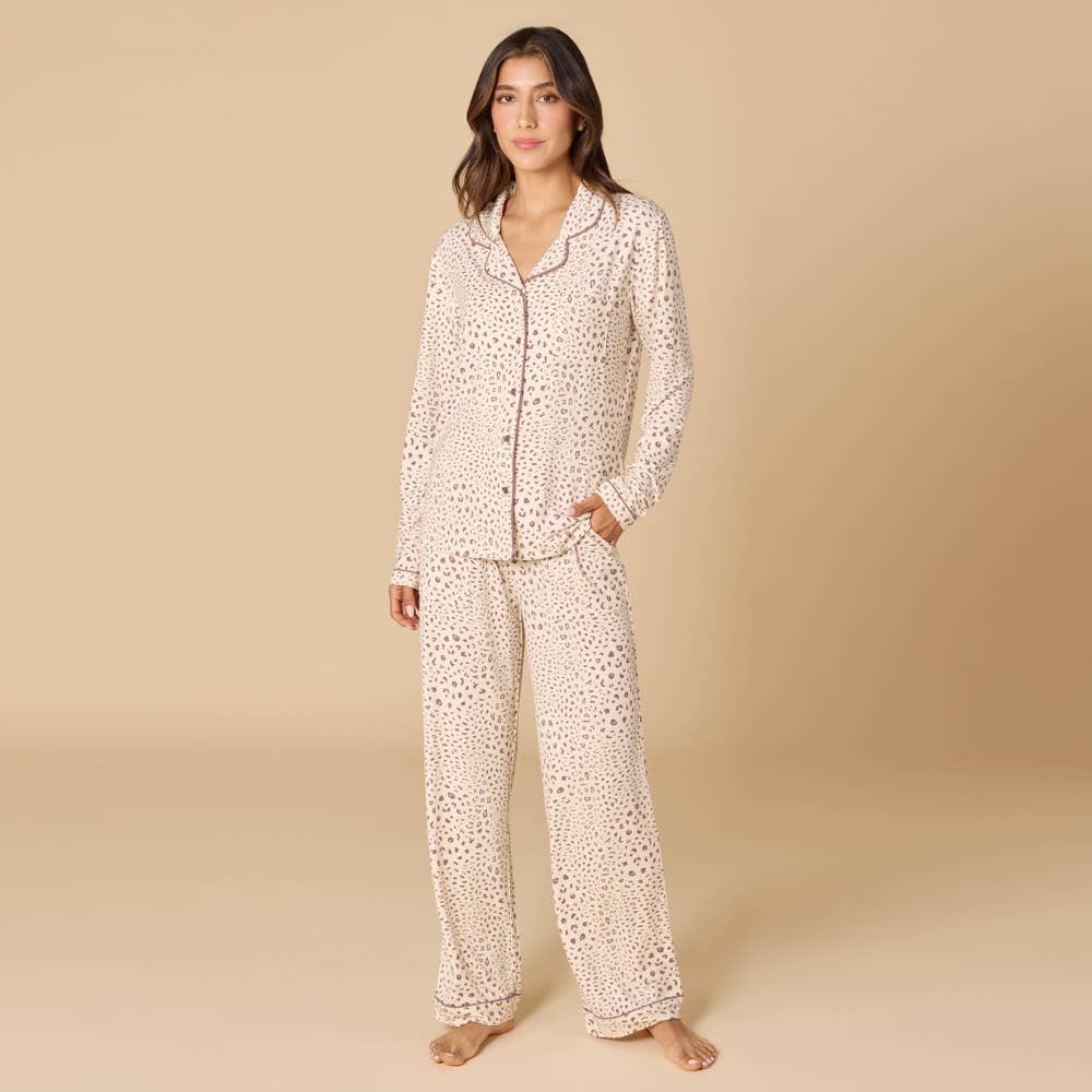 Sleep Soft Aria Slim Notch Collar PJ Set