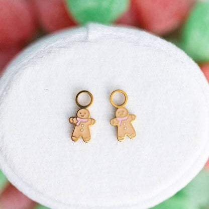Desert Peach - Gingerbread Huggie Charms